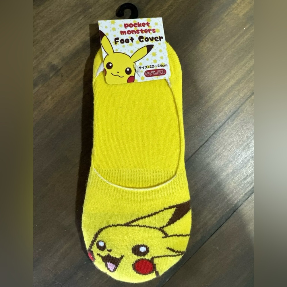 Japan Carax ShoPro Nintendo Creatures Pokemon Low Cut Foot Cover Pikachu